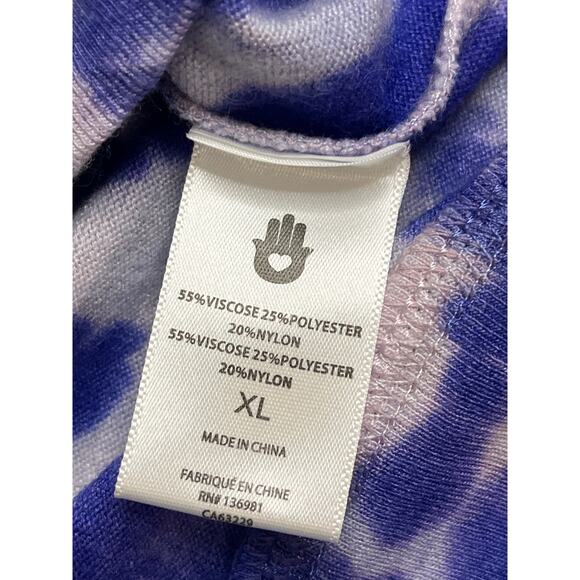 Spiritual Gangster Aloha Vibes Tie dye crew Sweater Savasana, size xl, MSRP $88 - Picture 7 of 11